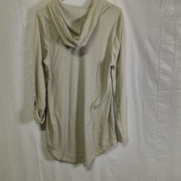 No Boundaries Striped Black and White Knit Pullover Tunic 2XL - Picture 5 of 8